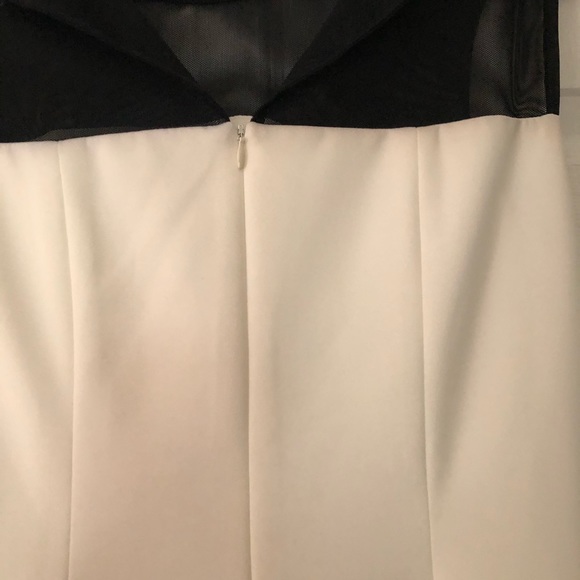 Sandra Darren Size 8 black and ivory dress - Picture 4 of 5